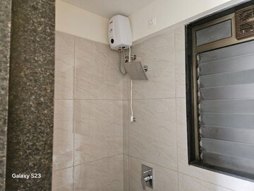 Bathroom in 1 BHK Apartment at Chandak 34 Park Estate, Goregaon West – for Rent
