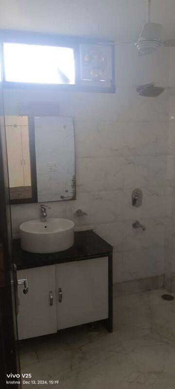 Bathroom in 3 BHK Builder Floor at Greater Kailash I – for Rent