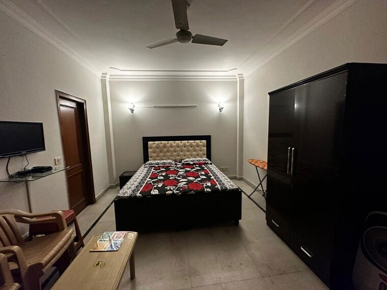 Bedroom, greater kailash i 3 Bedroom 1800 Sq.Ft. Builder Floor In Greater Kailash I Delhi 9731593
