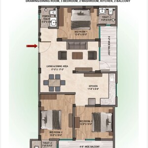 3 BHK Builder Floor For Sale in Sector 81