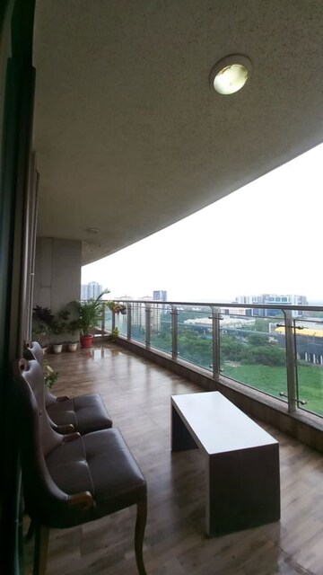 Balcony in 3 BHK Apartment at Kalpataru Pinnacle, Goregaon West – for Rent