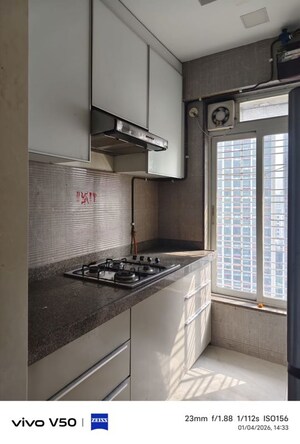 Kitchen in 2 BHK Apartment at JP Unity Tower, Lower Parel – for Rent