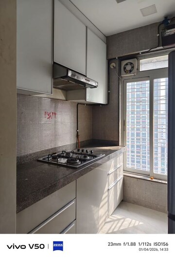 Kitchen in 2 BHK Apartment at JP Unity Tower, Lower Parel – for Rent