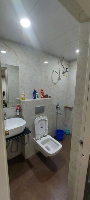 Bathroom in 1 BHK Apartment at Vishaldeep Residency, Chandan Nagar – for Rent