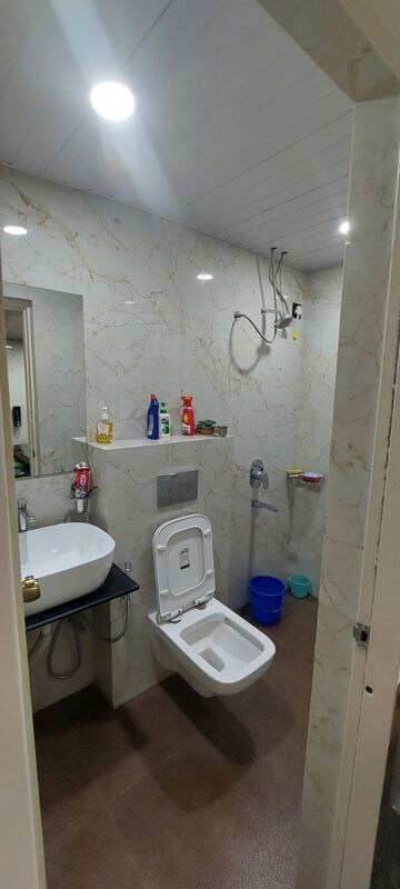 Bathroom in 1 BHK Apartment at Vishaldeep Residency, Chandan Nagar – for Rent
