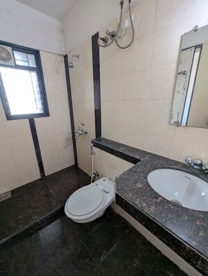 Attached Bathroom in 2.5 BHK Apartment at Kalpataru Estate, Pimple Gurav – for Rent