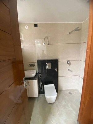 Bathroom in 2 BHK Builder Floor at Chattarpur – for Rent