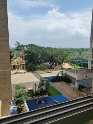 Balcony in 2 BHK Apartment at Lodha Amara, Kolshet Road – for Rent