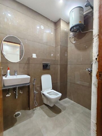 Bathroom in 3 BHK Apartment at Skylar Homes, Patiala Road – for Rent