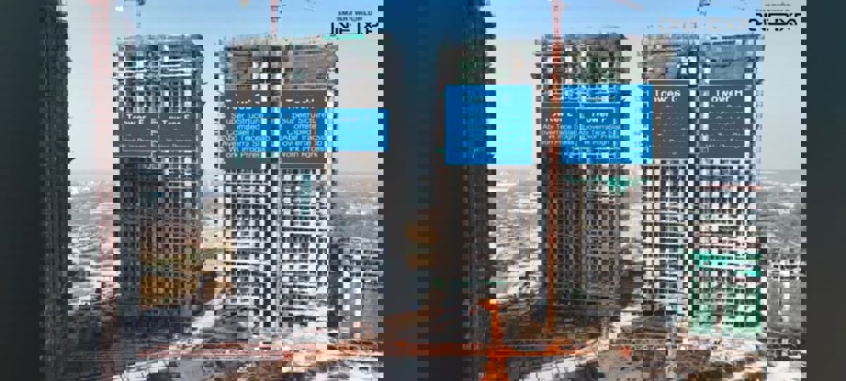 4 BHK + Servant Room,Study Room Apartment For Sale in Smart World One DXP