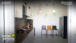 Kitchen in 2 BHK Apartment at La Prisma, Dhakoli – for Rent