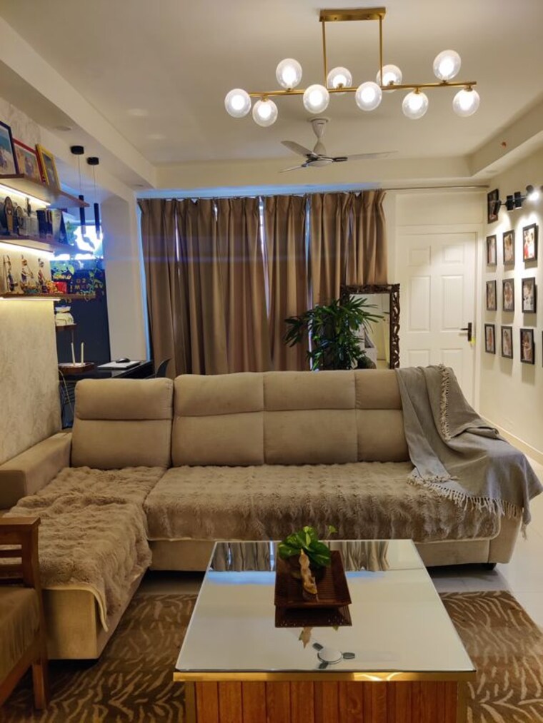 Living Room, rishita-mulberry-heights 3.5 Bedroom 1886 Sq.Ft. Apartment In Sushant Golf City Lucknow 9732048