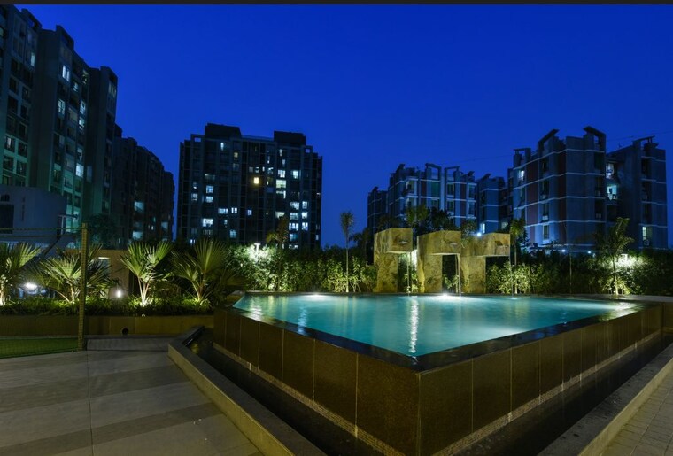 Swimming Pool, makarba 2 Bedroom 1300 Sq.Ft. Apartment In Makarba Ahmedabad 9732194