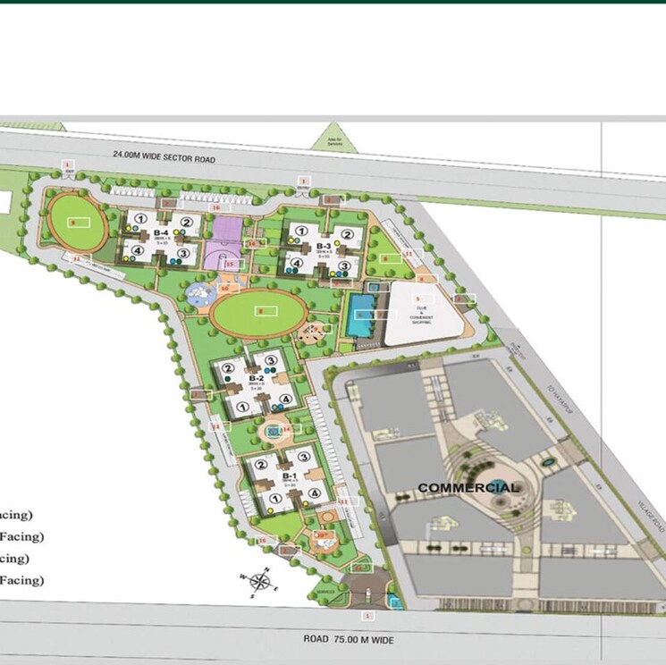 Master Plan, ss-camasa 4 Bedroom 1485 Sq.Ft. Apartment In Sector 90 Gurgaon 9732371
