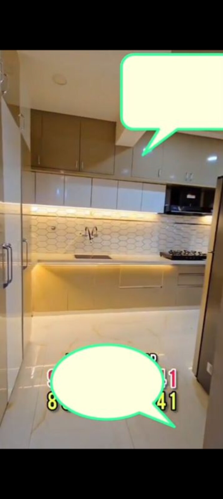 Kitchen, kondapur 4 Bedroom 2213 Sq.Ft. Apartment In Kondapur Hyderabad 9732327