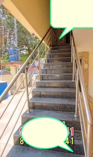 Staircase in 4 BHK Apartment at Kondapur – for Sale