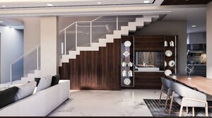 Living Room in 4 BHK Villa at Rajapushpa Green Dale, Tellapur – for Sale