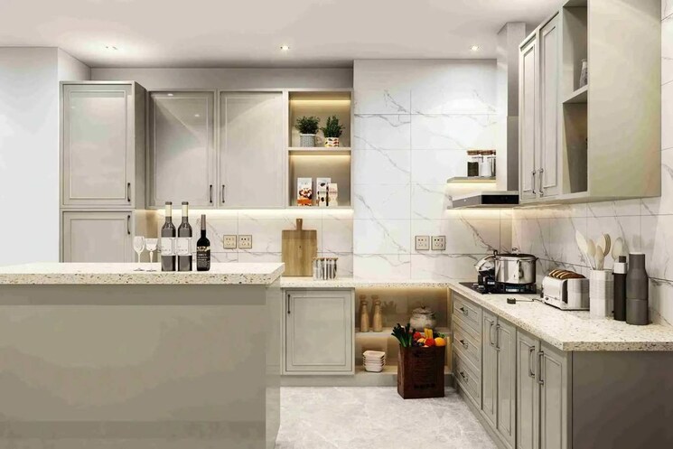Kitchen, godrej-icon 4 Bedroom 3008 Sq.Ft. Apartment In Sector 88a Gurgaon 9732309