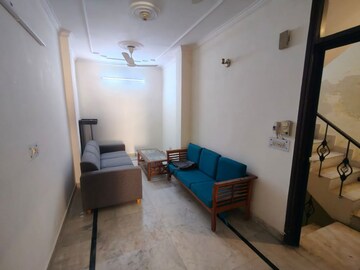 Living Room in 1.5 BHK Builder Floor at Malviya Nagar – for Rent