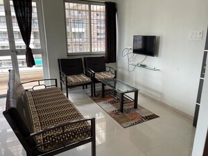 Living Room in 1 BHK Apartment at Balewadi – for Rent