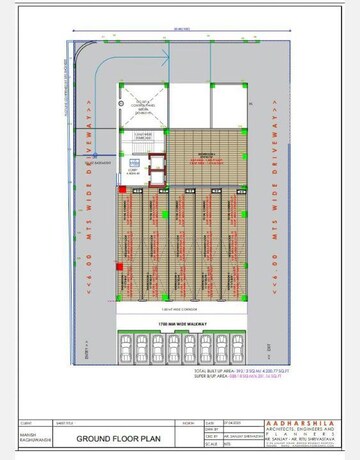 Floor Plan in  Office Space at Scheme No 54 – for Sale