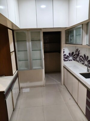 Kitchen in 3 BHK Apartment at Naranpura – for Rent