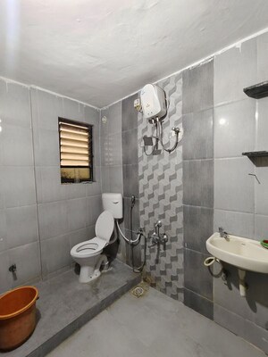 Bathroom in 1 BHK Apartment at Wadgaon Sheri – for Rent