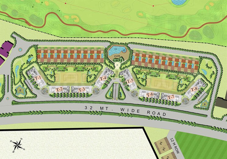 Master Plan, jaypee-greens-knight-court 3 Bedroom 2232 Sq.Ft. Apartment In Sector 128 Noida 9733523