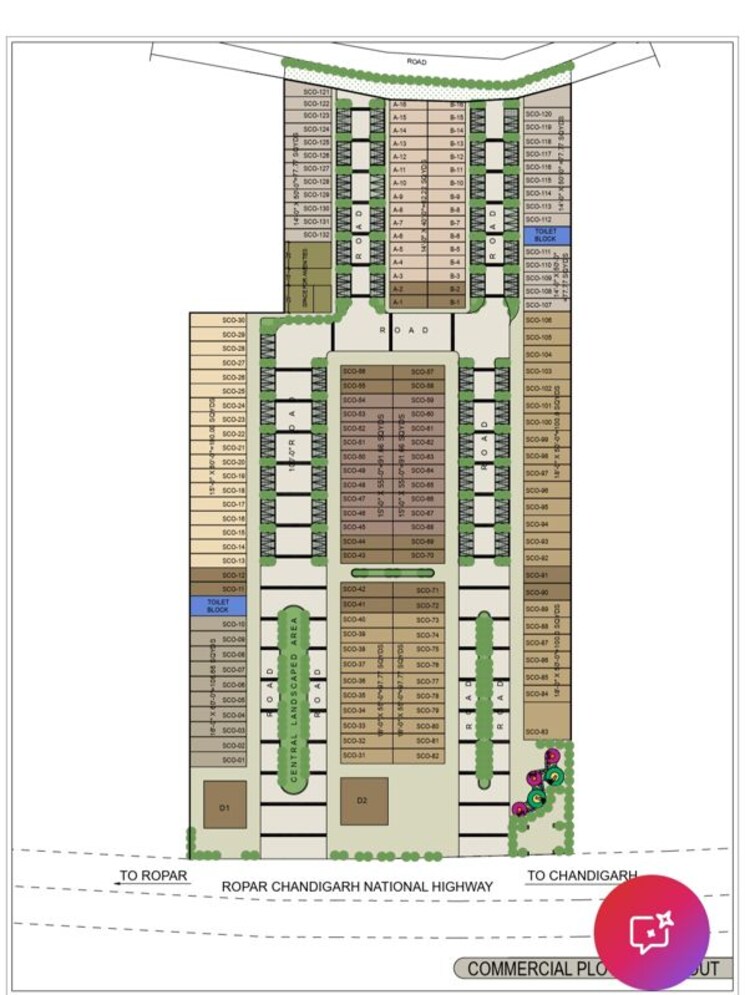 Master Plan, kurali Commercial Showroom 960 Sq.Ft. In Kurali Mohali 9732759