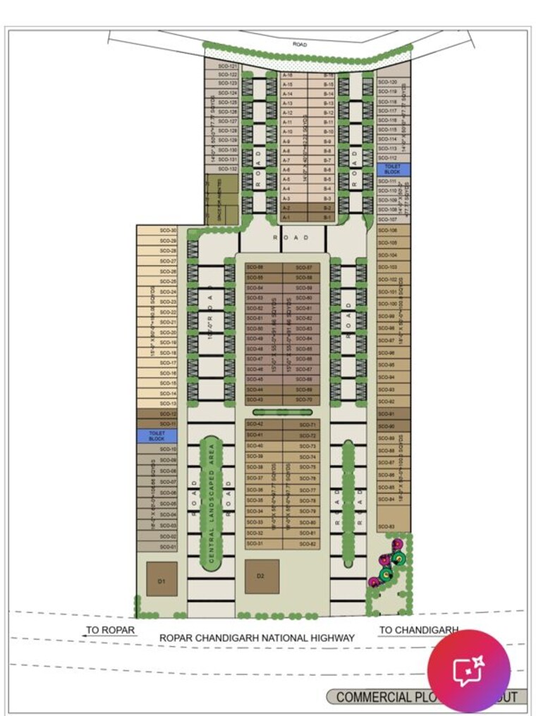 Master Plan, kurali Commercial Showroom 960 Sq.Ft. In Kurali Mohali 9732759