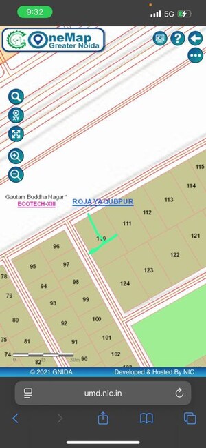  Plot – Map Location View at Godrej Evora Estate, Sector 40 - for Sale
