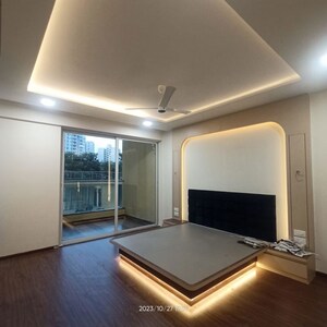 Living Room in 3.5 BHK Apartment at Goel Ganga Platino, Kharadi – for Sale