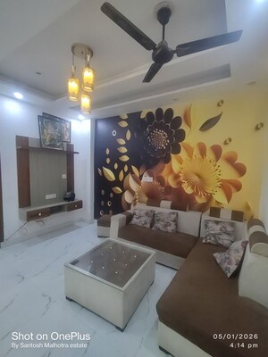 Living Room in 2 BHK Builder Floor at Dwarka Mor – for Rent