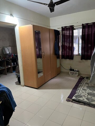 Living Room in 1 RK Apartment at Gananjay Society, Kothrud – for Rent