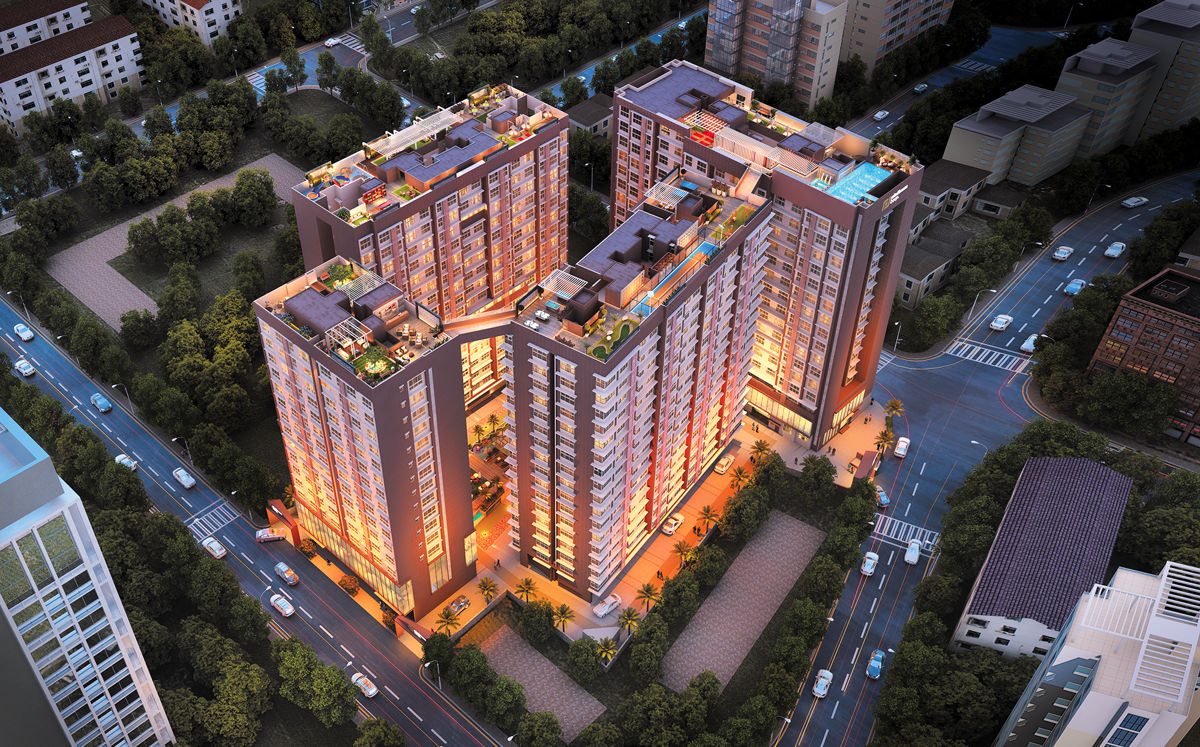 3 BHK + Servant Room,Store Room Apartment For Rent in Platinum Life