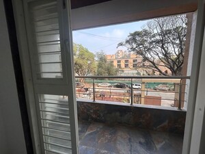 Balcony in 1 BHK Apartment at Wadgaon Sheri – for Rent