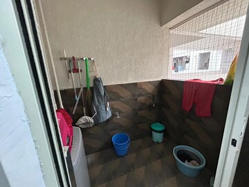 Bathroom in 3 BHK Apartment at Shivam 19 Grand West, Thergaon – for Sale