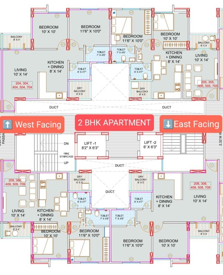 Floor Plan, windsor-county 2 Bedroom 643 Sq.Ft. Apartment In Ambegaon Budruk Pune 9734749