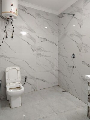 Bathroom in 3 BHK Builder Floor at Saket – for Rent