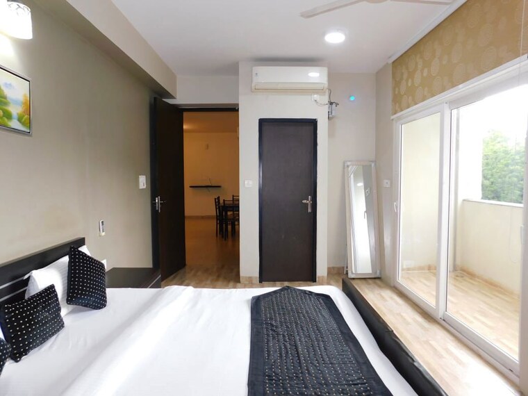 Bedroom, vasant kunj 2 Bedroom 1350 Sq.Ft. Builder Floor In Vasant Kunj Delhi 9734869