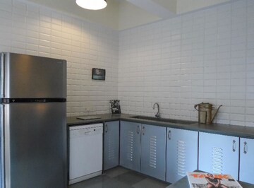 Kitchen in 3 BHK Apartment at Colaba Court, Colaba – for Rent