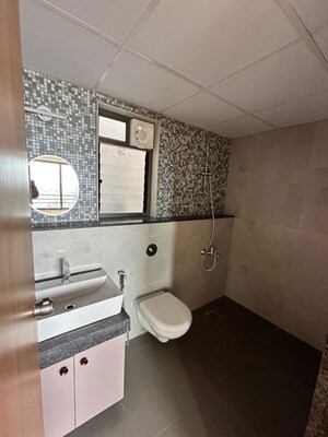 Bathroom in 2 BHK Apartment at Arvind Bel Air, Yelahanka – for Rent