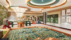 Bedroom in 3 BHK Apartment at Chandak Sarvam, Jb Nagar – for Sale