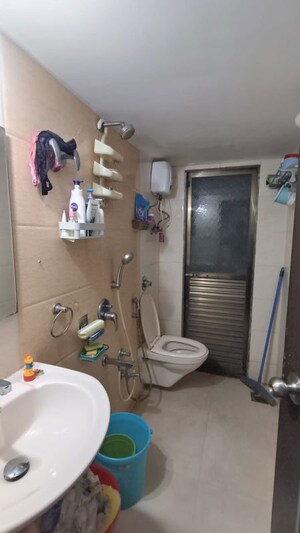 Bathroom in 2 BHK Apartment at Bhavya Supreme Annexe, Parel – for Rent