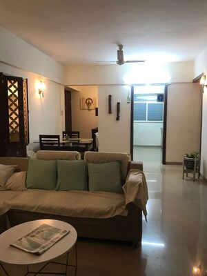 Living Room in 2 BHK Apartment at Park Street, Wakad – for Rent