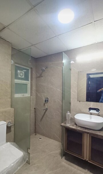 Bathroom in 4 BHK Apartment at Omaxe Forest Spa, Sector 93b – for Rent