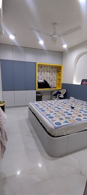 Master Bedroom in 2 BHK Apartment at Memnagar – for Sale