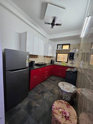 Kitchen in 3 BHK Builder Floor at Saket – for Rent