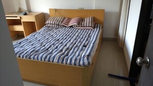 Bedroom in 3 BHK Apartment at Neptune Living Point, Bhandup West – for Rent