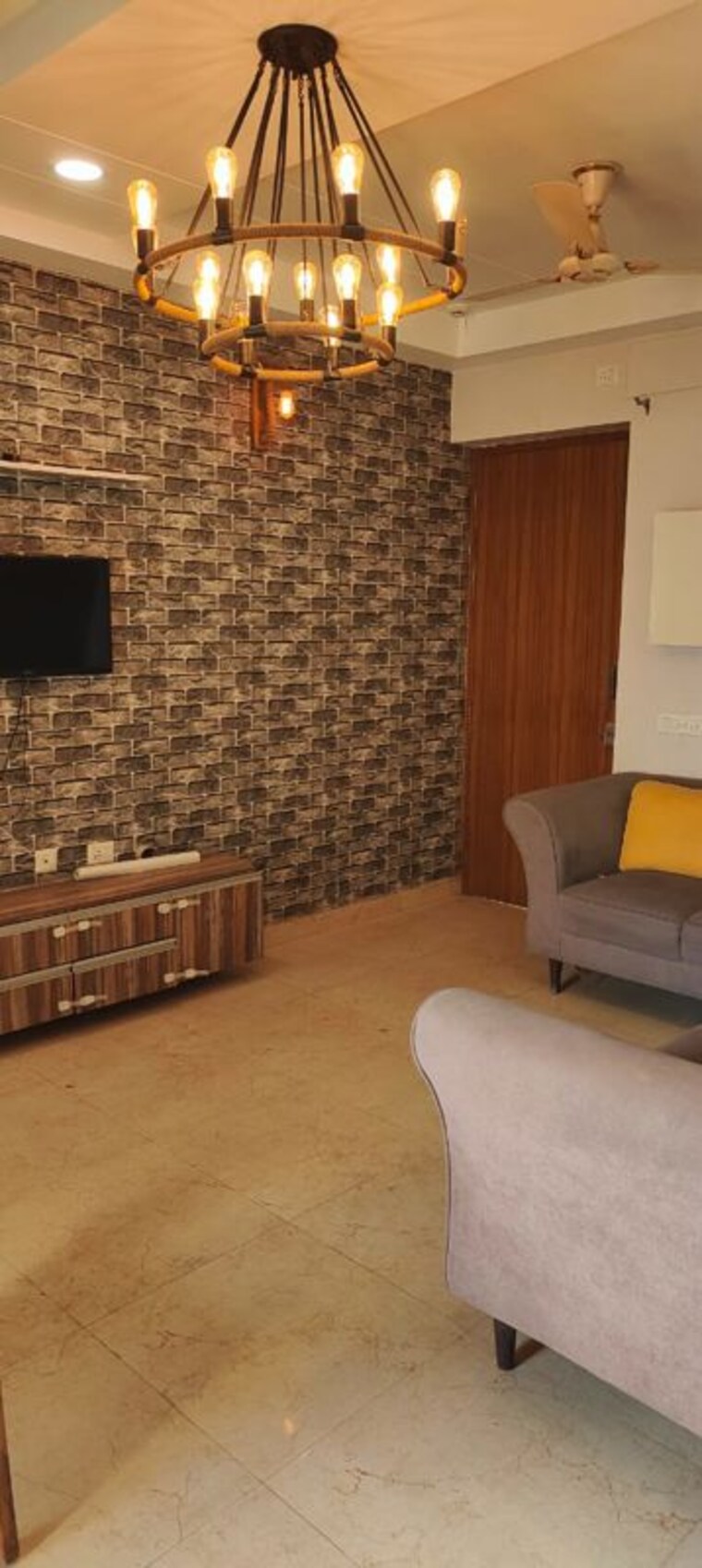 Living Room, civitech-stadia 3 Bedroom 1735 Sq.Ft. Apartment In Sector 79 Noida 9735724